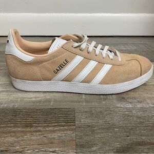 Adidas Gazelle Women’s Sneakers in Pink & White-size 7.5